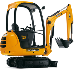 1.5 Tonne Digger, JCB 8014 available for hire from T8 Plant & Tool Hire Ltd