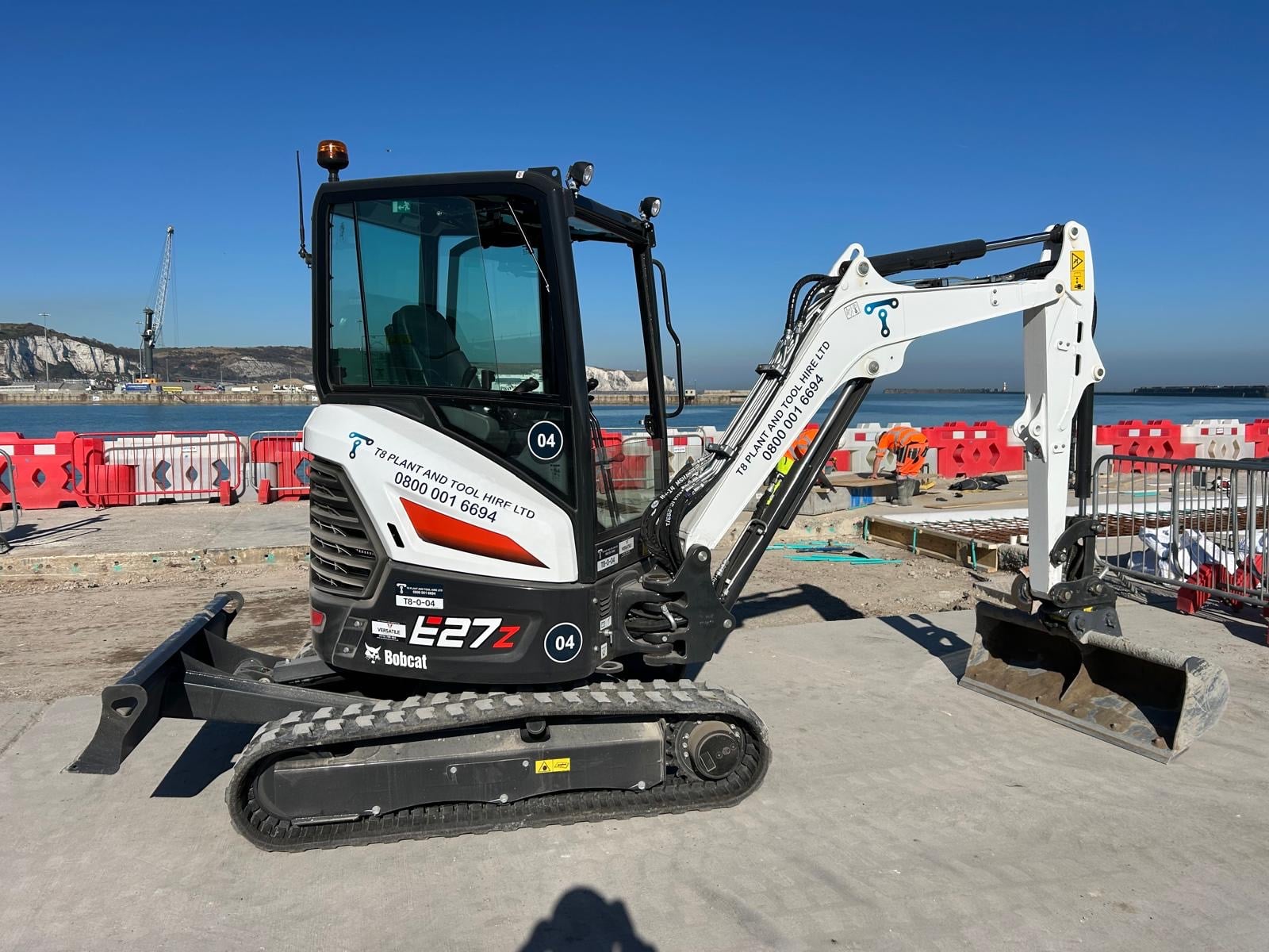 The T8 Plant and Tool Hire team with machines ready for delivery